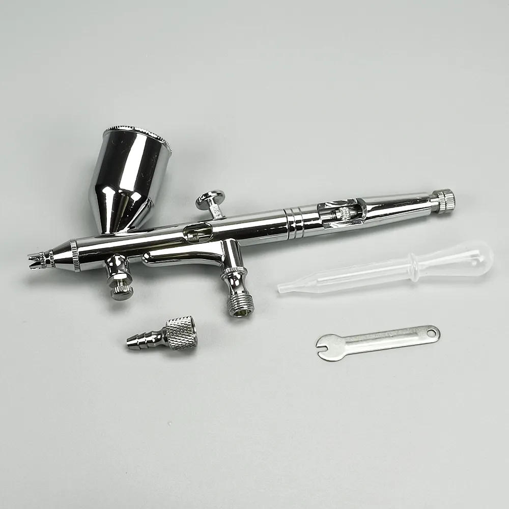 HD181-0.2-0.3-0.5mm Double Action Airbrush Makeup Tool Suitable for Nail Art Body Tattoo Airbrush Cake Model Toys